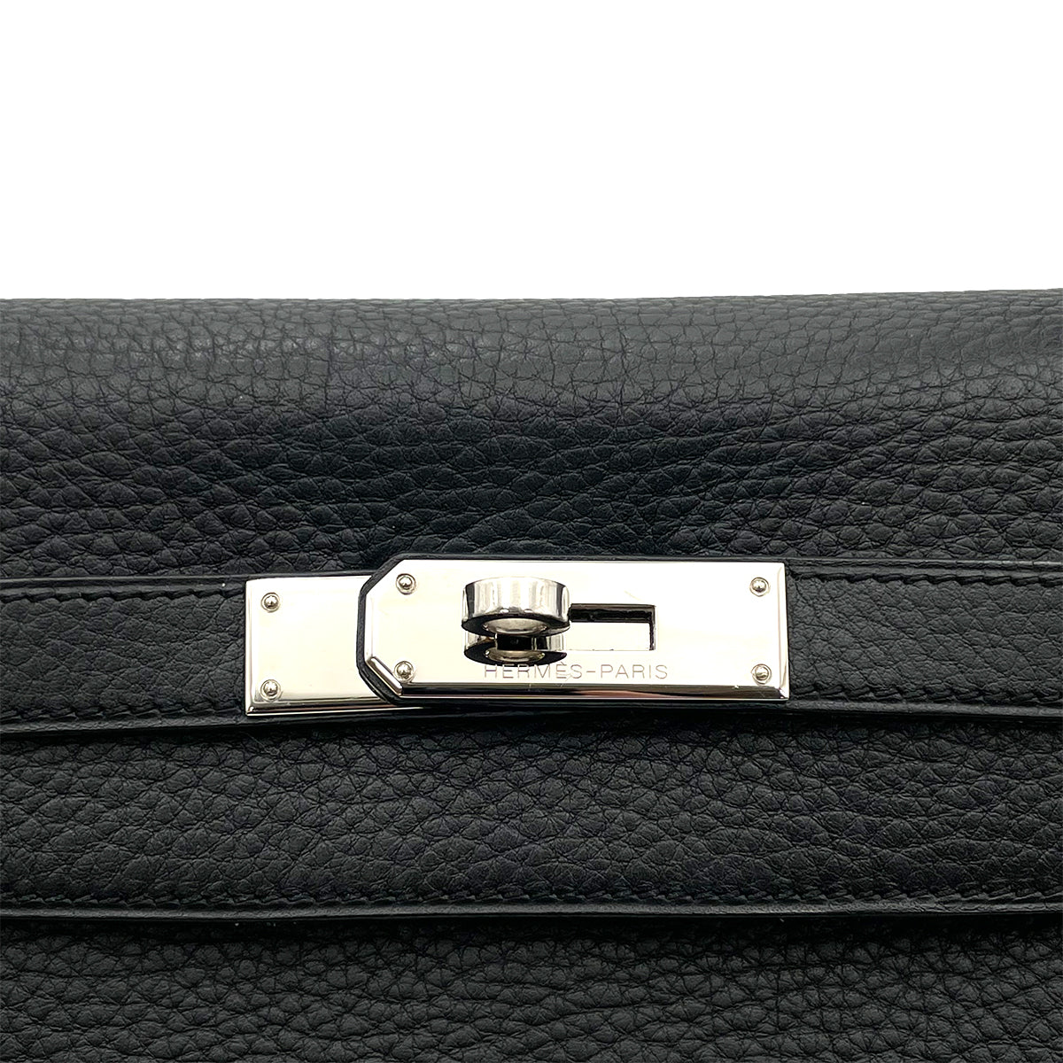 HERMES KELLY 32 RETOURNE BLACK TAURILLON CLEMENCE HAND SHOULDER BAG SHW 90264521