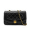 CHANEL VINTAGE DIANA SMALL CHAIN SHOULDER BAG BLACK LAMB SKIN 90264535 - PURPOSE