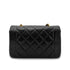 CHANEL VINTAGE DIANA SMALL CHAIN SHOULDER BAG BLACK LAMB SKIN 90264535 - PURPOSE