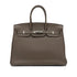 HERMES BIRKIN 35 ETOUPE TAURILLON CLEMENCE HAND BAG ▢O SHW 90264537 - PURPOSE