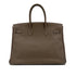 HERMES BIRKIN 35 ETOUPE TAURILLON CLEMENCE HAND BAG ▢O SHW 90264537 - PURPOSE