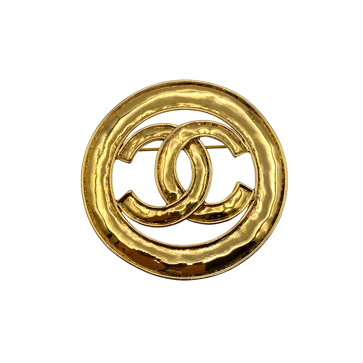 CHANEL VINTAGE COCOMARK BROOCH ROUND ACCESSORY 94P 90264545