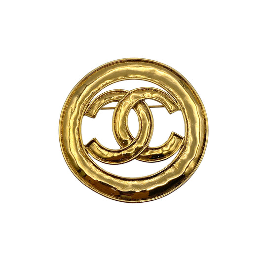 CHANEL VINTAGE COCOMARK BROOCH ROUND ACCESSORY 94P 90264545