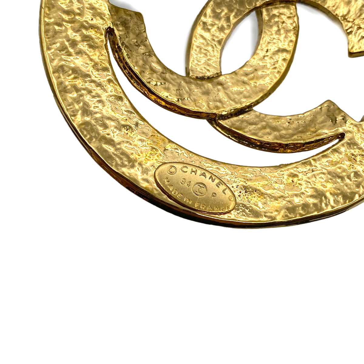 CHANEL VINTAGE COCOMARK BROOCH ROUND ACCESSORY 94P 90264545