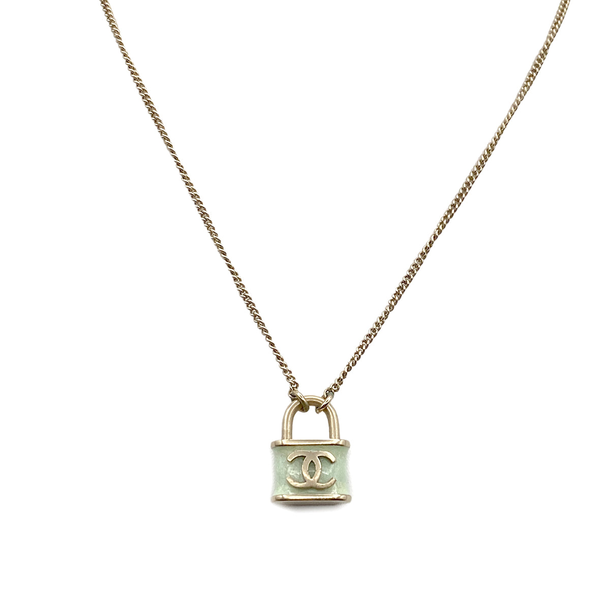 CHANEL NECKLACE COCOMARK LOCK MOTIF ACCESSORY B18P 90264547