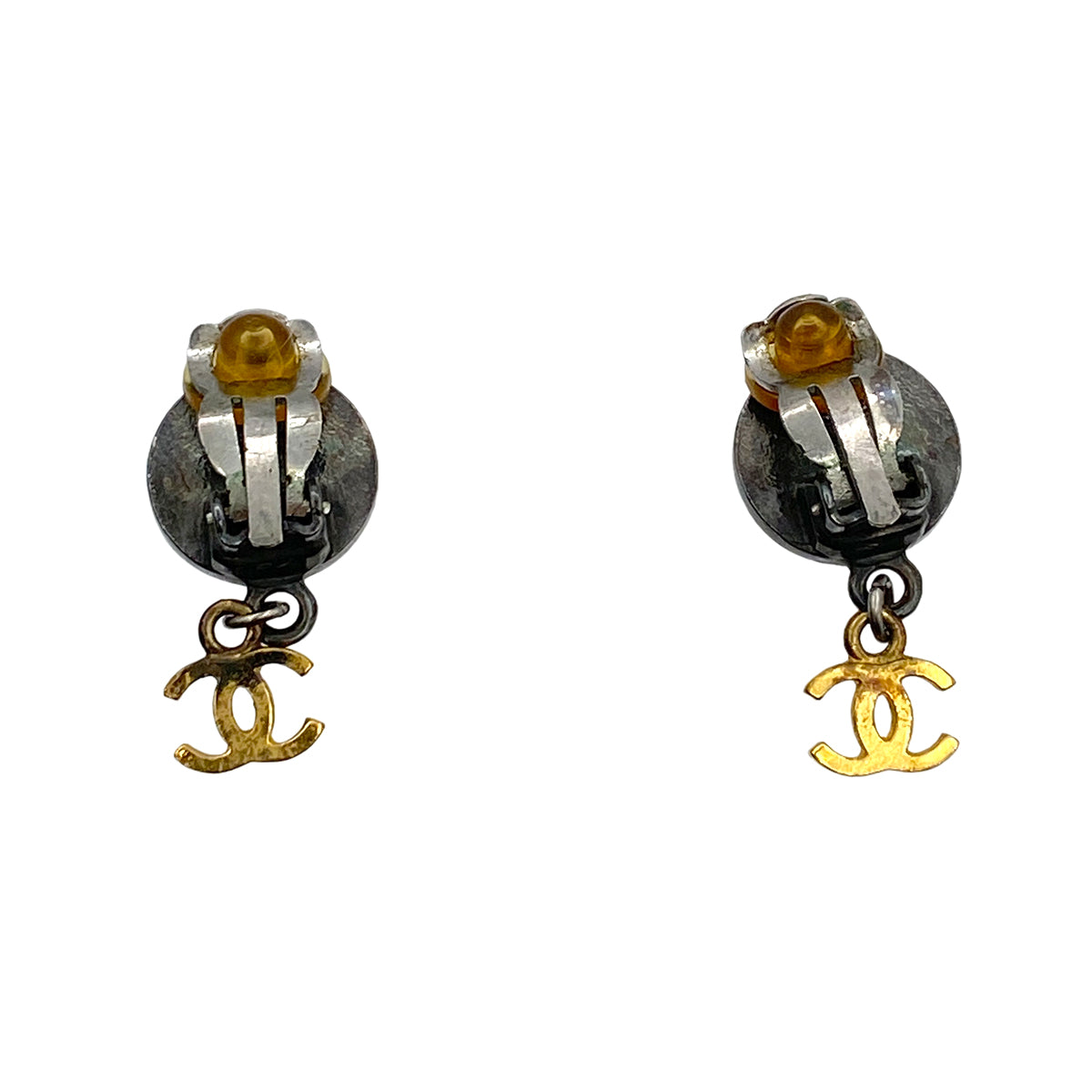 CHANEL VINTAGE EARRINGS COCOMARK ACCESSORY 96P 90264557