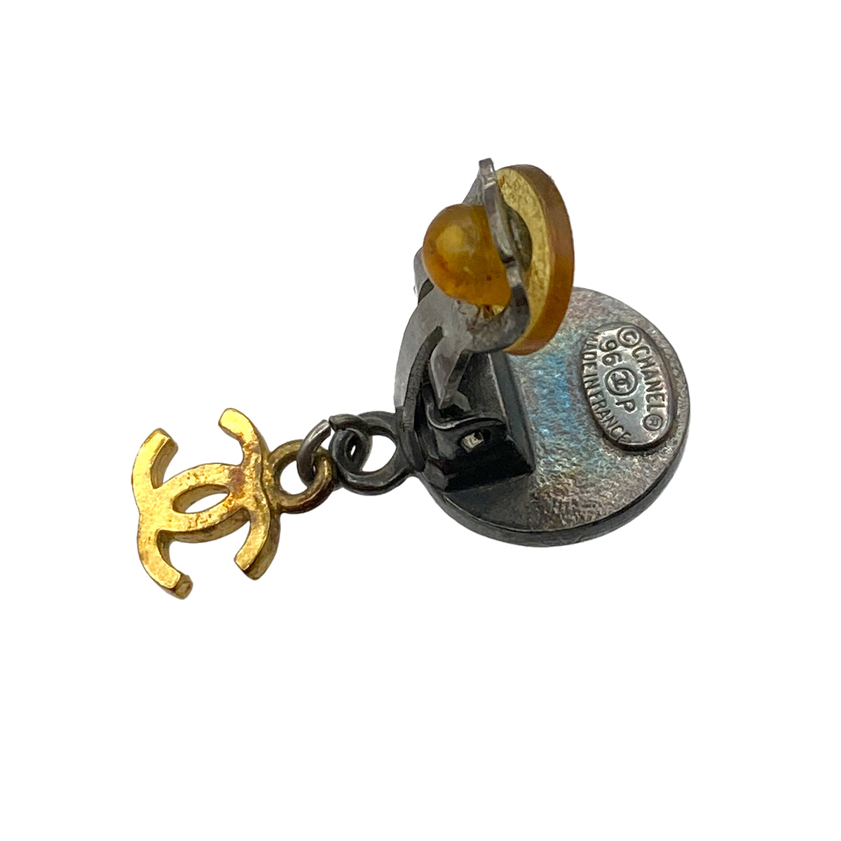 CHANEL VINTAGE EARRINGS COCOMARK ACCESSORY 96P 90264557