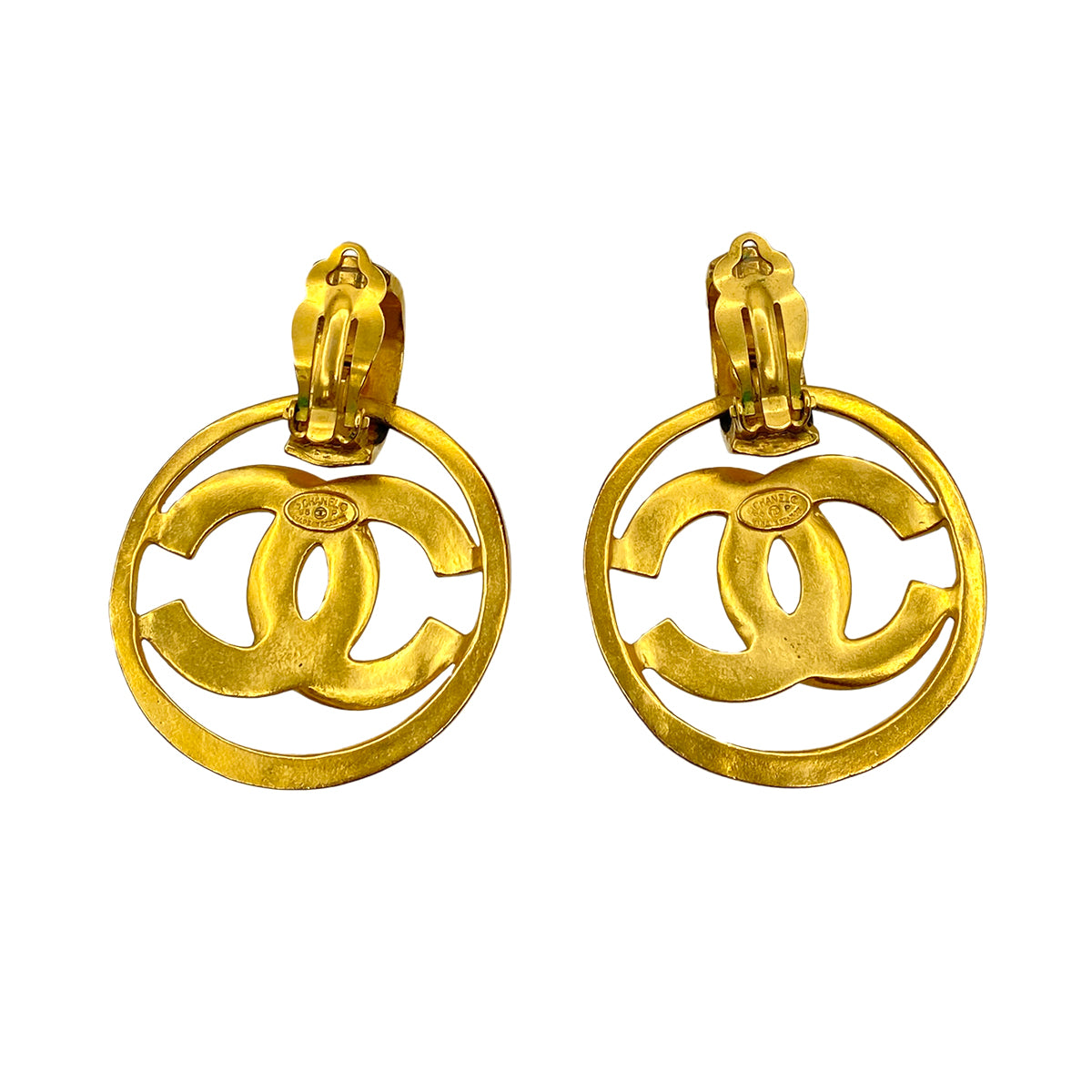 CHANEL VINTAGE EARRINGS COCOMARK ACCESSORY 96P 90264562