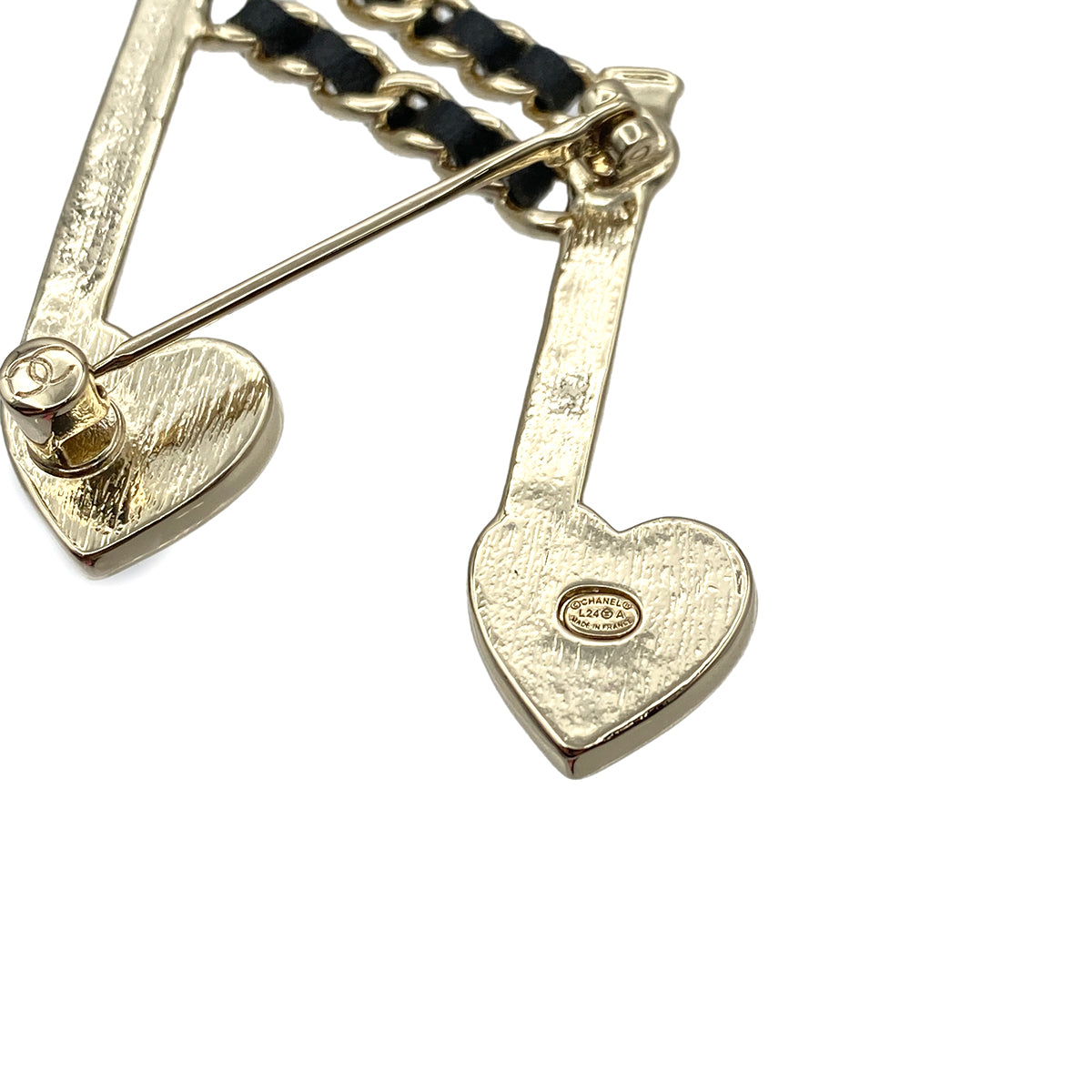 CHANEL COCOMARK BROOCH NOTE MOTIF ACCESSORY L24A 90264580