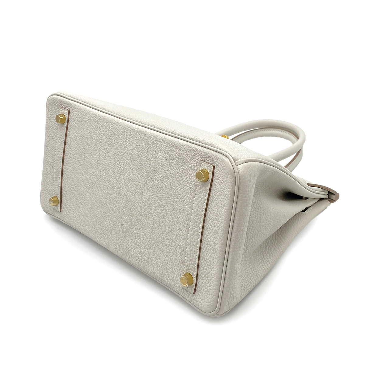 HERMES BIRKIN 30 GRIS PERLE TOGO HAND BAG B GHW 90264753