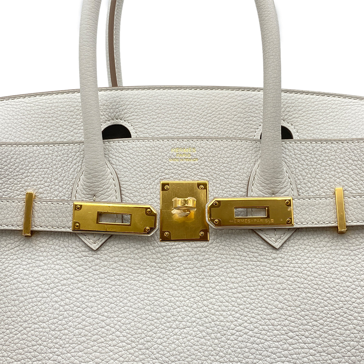 HERMES BIRKIN 30 GRIS PERLE TOGO HAND BAG B GHW 90264753