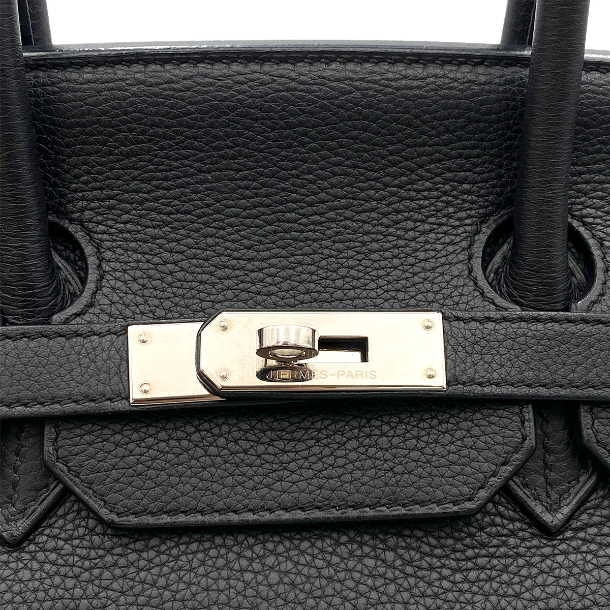 HERMES BIRKIN 35 BLACK TOGO HAND BAG □K SHW 90264758