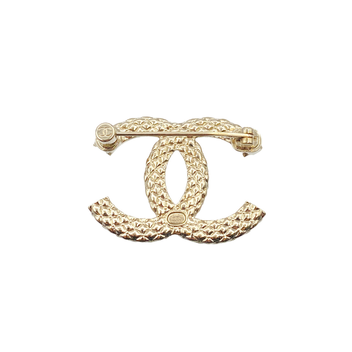 CHANEL COCOMARK BROOCH RHINESTONE ACCESSORY A22C 90264763