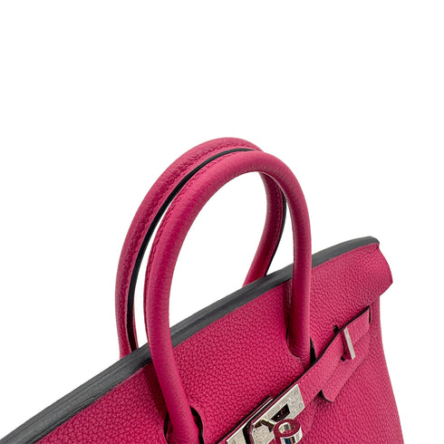 HERMES BIRKIN 25 ROSE MEXICOE TOGO HAND BAG Y SHW 90264784 - PURPOSE