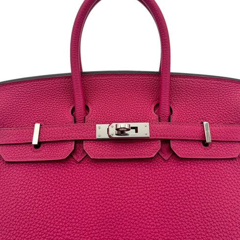 HERMES BIRKIN 25 ROSE MEXICOE TOGO HAND BAG Y SHW 90264784 - PURPOSE