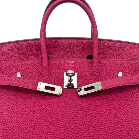 HERMES BIRKIN 25 ROSE MEXICOE TOGO HAND BAG Y SHW 90264784 - PURPOSE
