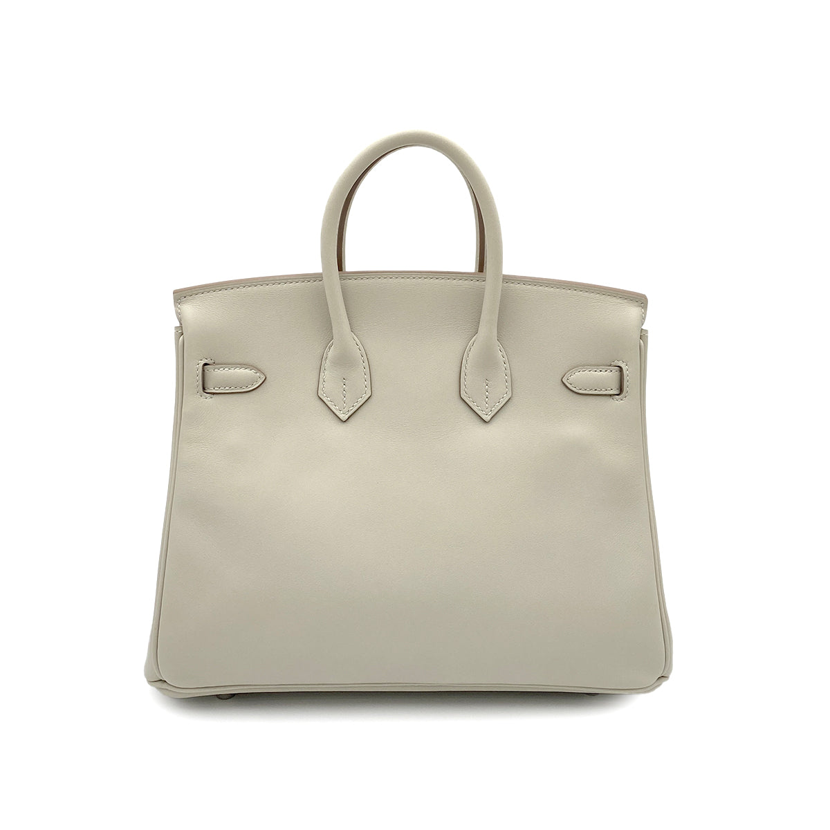 HERMES BIRKIN 25 GRIS PERLE SWIFT HAND BAG A SHW 90264791