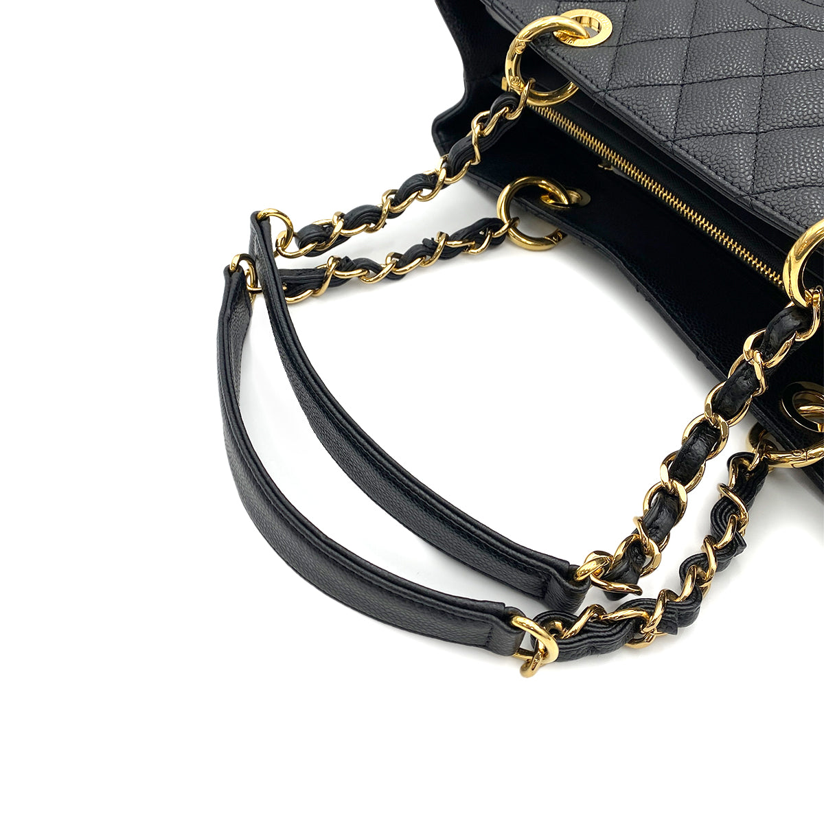 CHANEL GST TOTE BAG BLACK CAVIAR SKIN 90264805