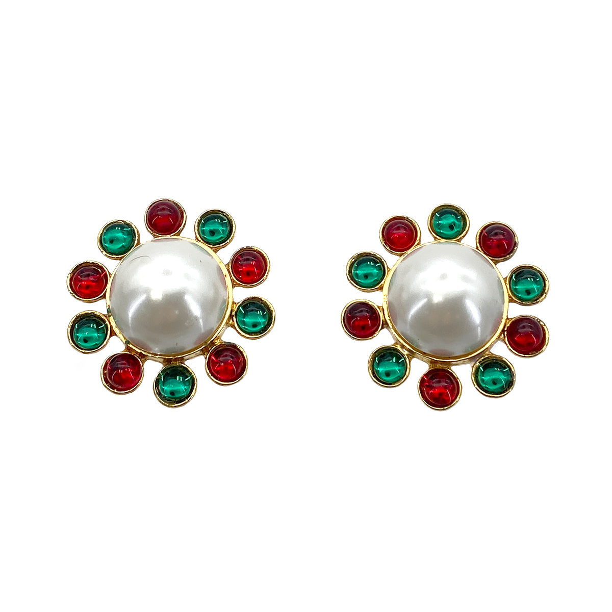 CHANEL VINTAGE EARRINGS FAKEPEARL BIJOU ACCESSORY 25 90265292