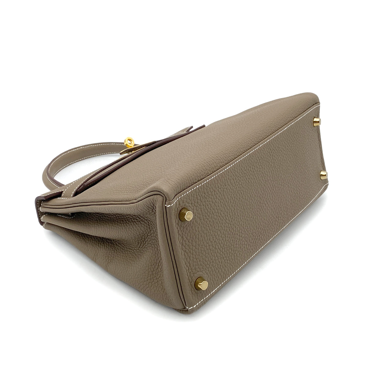 HERMES KELLY 28 RETOURNE ETOUPE TOGO HAND SHOULDER BAG B GHW 90265294