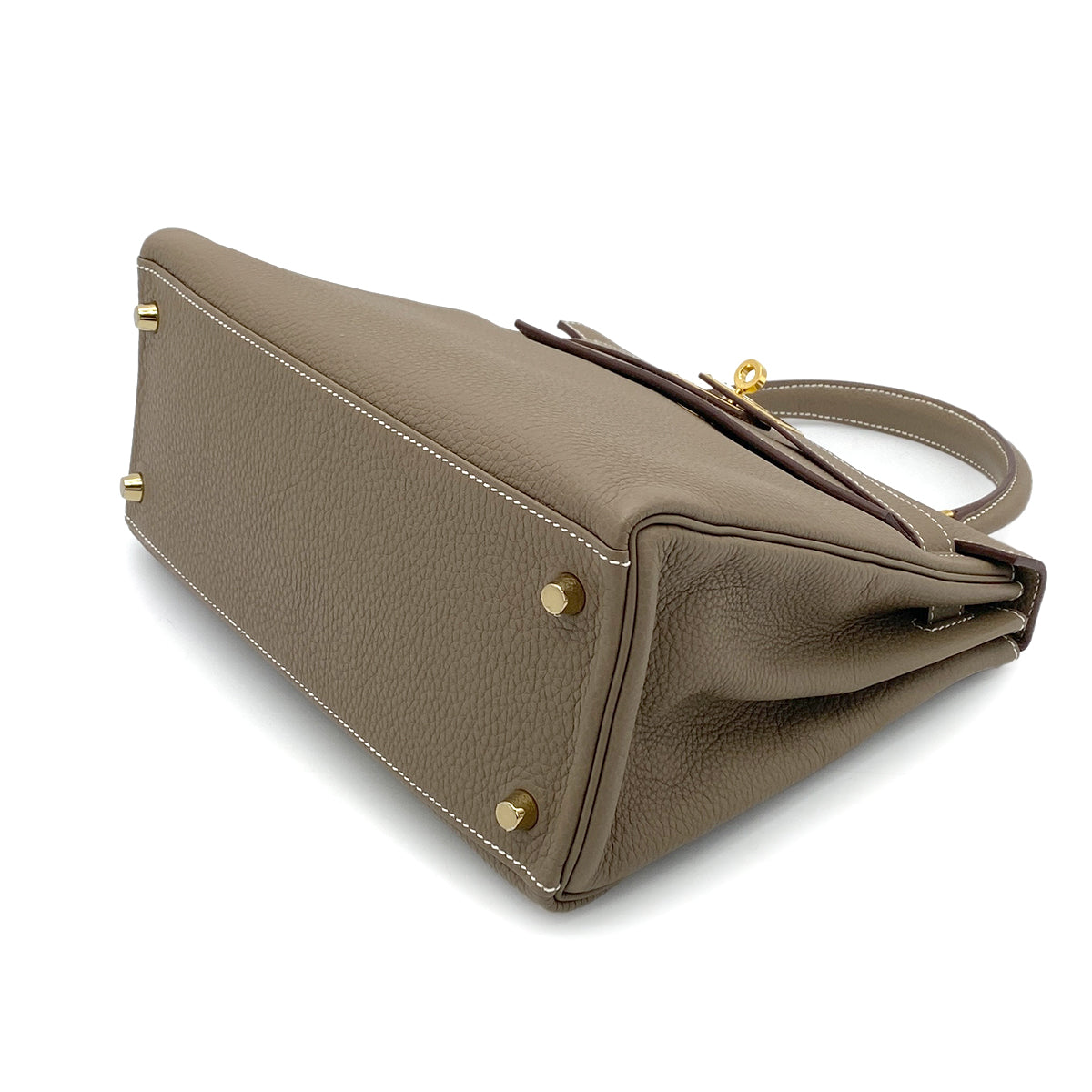 HERMES KELLY 28 RETOURNE ETOUPE TOGO HAND SHOULDER BAG B GHW 90265294