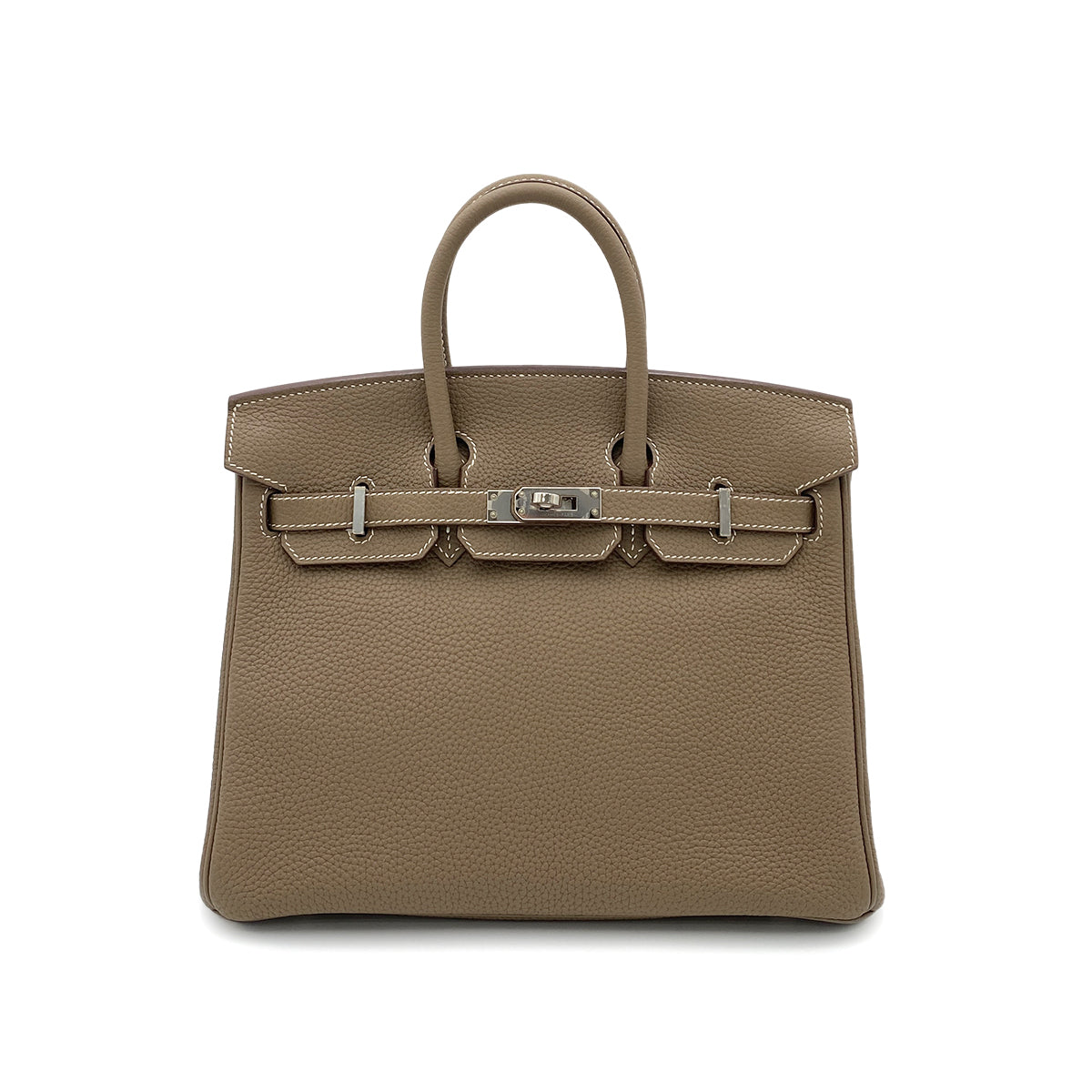 HERMES BIRKIN 25 ETOUPE TOGO HAND BAG Y SHW 90265295