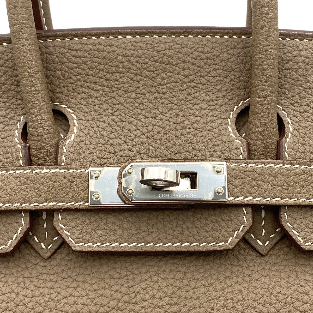 HERMES BIRKIN 25 ETOUPE TOGO HAND BAG Y SHW 90265295