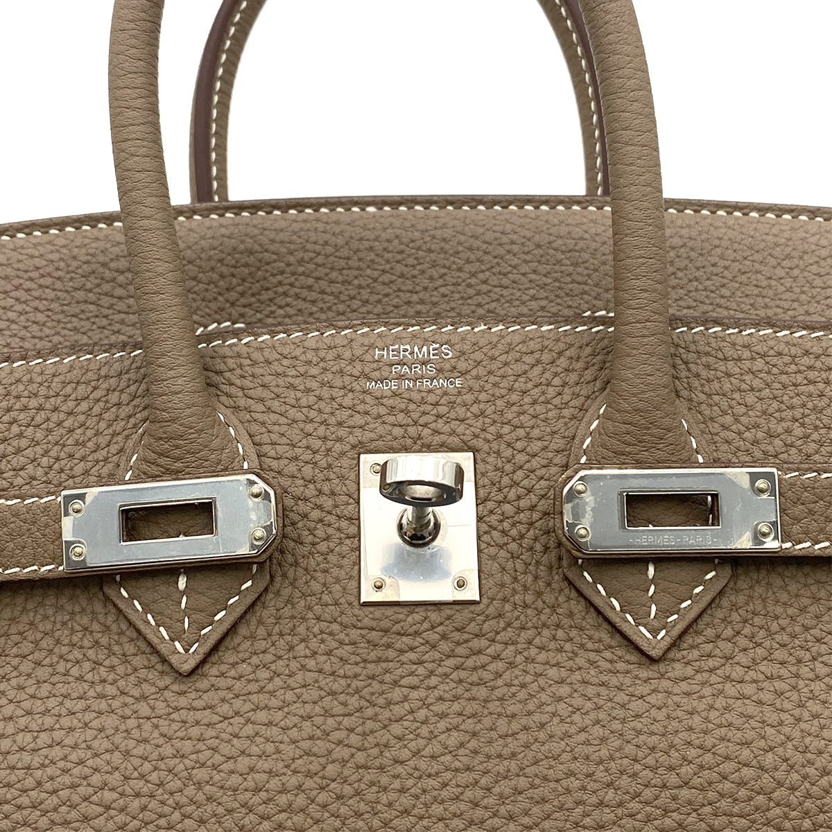 HERMES BIRKIN 25 ETOUPE TOGO HAND BAG Y SHW 90265295