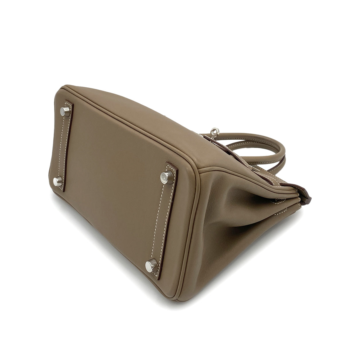 HERMES BIRKIN 25 ETOUPE SWIFT HAND BAG X SHW 90265296