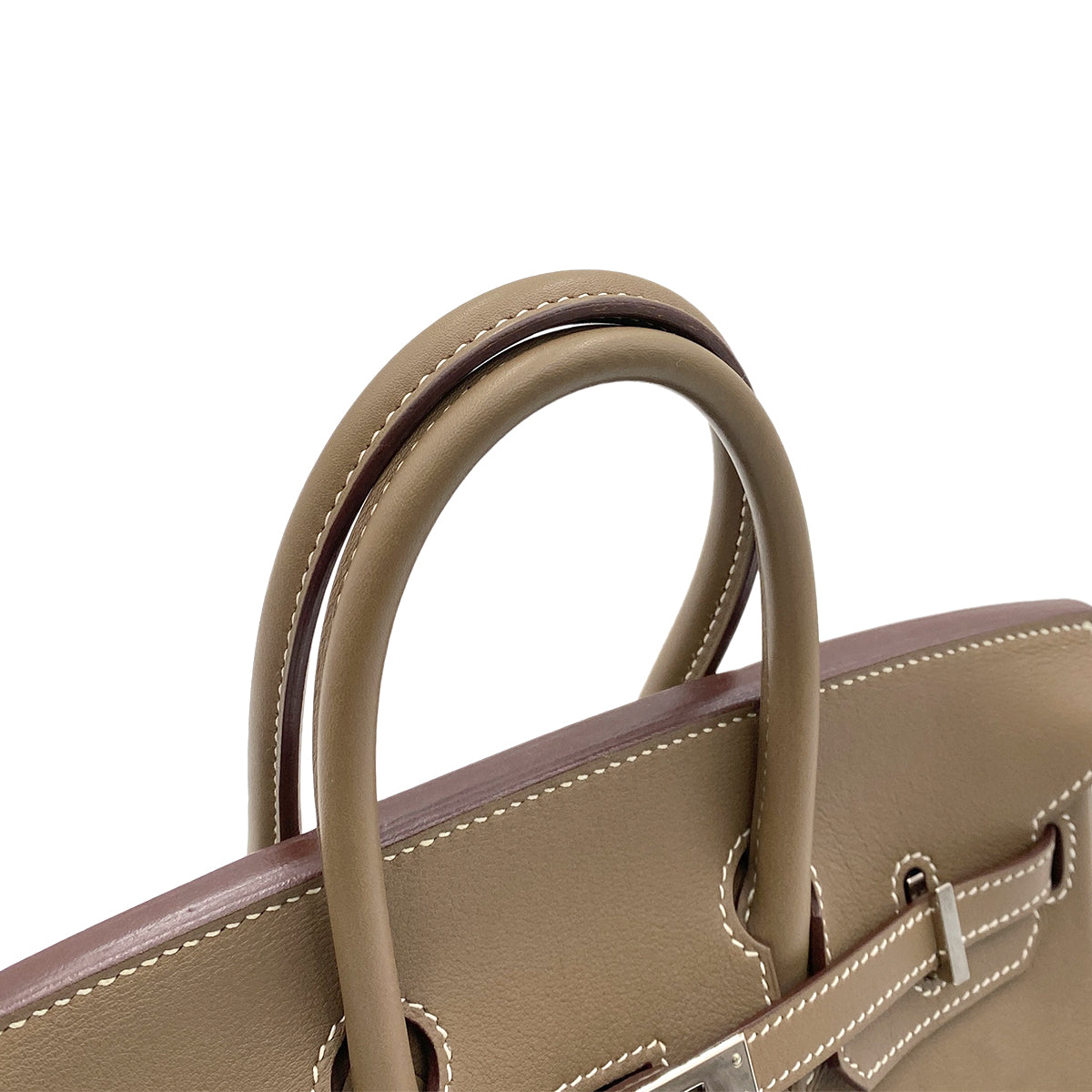 HERMES BIRKIN 25 ETOUPE SWIFT HAND BAG X SHW 90265296