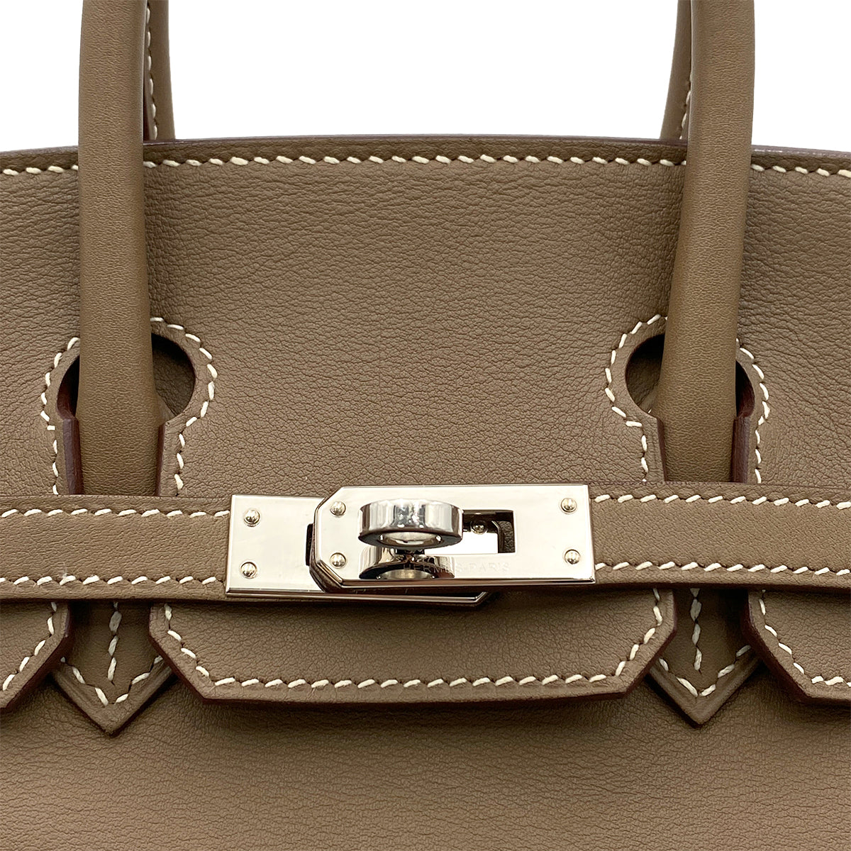 HERMES BIRKIN 25 ETOUPE SWIFT HAND BAG X SHW 90265296