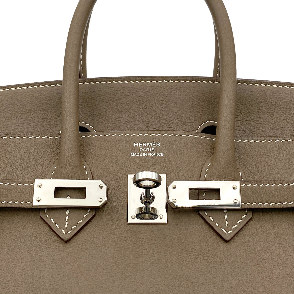 HERMES BIRKIN 25 ETOUPE SWIFT HAND BAG X SHW 90265296