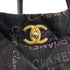CHANEL MAXI SHOPPINGBAG 2WAY TOTE BAG BLACK DENIM 90265297 - PURPOSE
