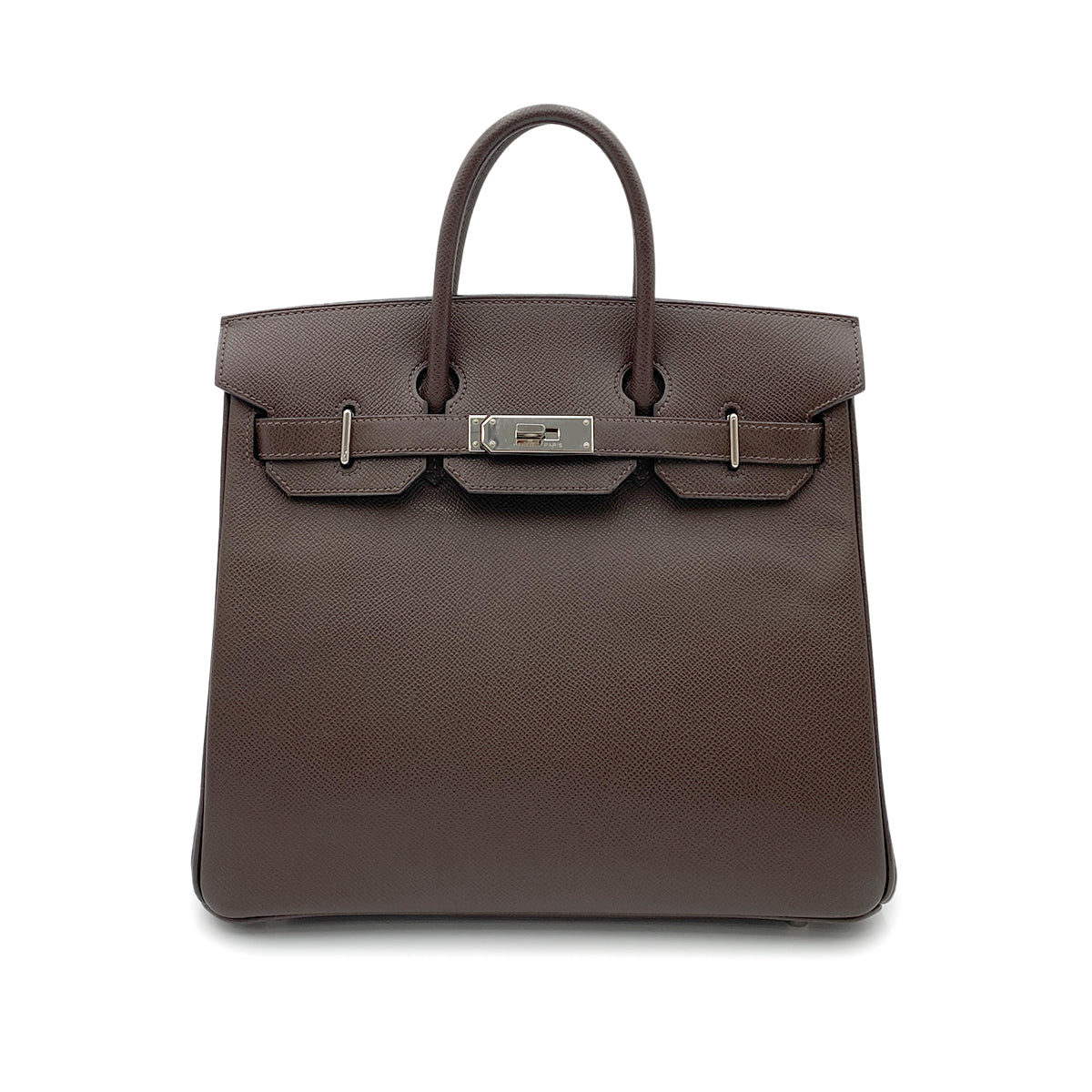 HERMES HAUT A COURROIES 28 CAFE EPSOM HAND BAG ▢J SHW 90265303