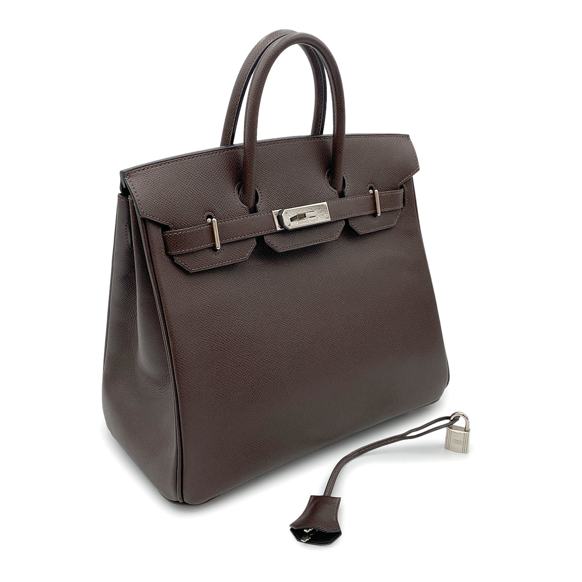 HERMES HAUT A COURROIES 28 CAFE EPSOM HAND BAG ▢J SHW 90265303