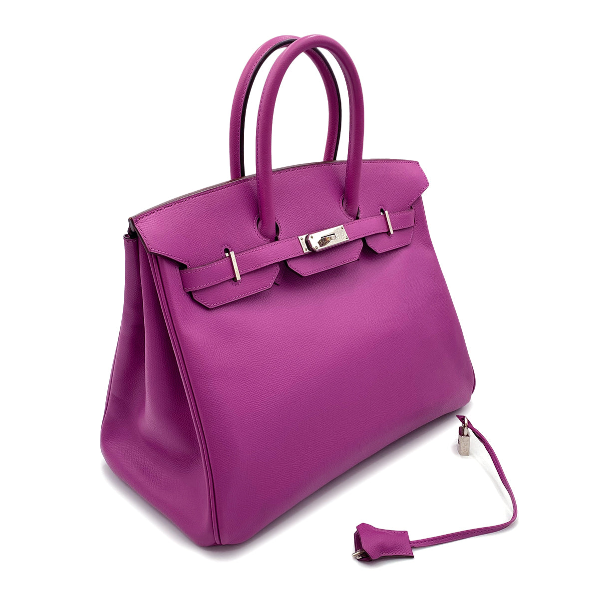 HERMES BIRKIN 35 CYCLAMEN EPSOM HAND BAG □H SHW 90265304