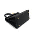 HERMES MINI KELLY 20 BLACK DEBRIS SATIN PLEATS HAND SHOULDER BAG 〇U GHW 90265308 - PURPOSE