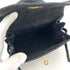 HERMES MINI KELLY 20 BLACK DEBRIS SATIN PLEATS HAND SHOULDER BAG 〇U GHW 90265308 - PURPOSE