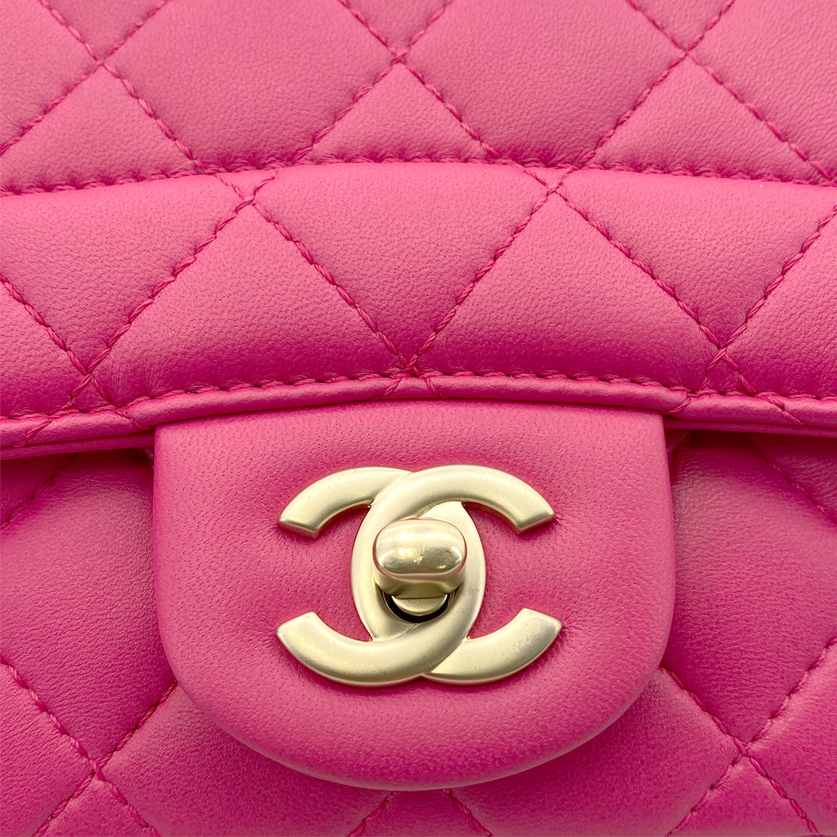 CHANEL MATELASSE CHAIN SHOULDER BAG PINK LAMB SKIN 90265320