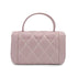 CHANEL VINTAGE WILD STITCH HAND BAG PURPLE LAMB SKIN 90265322 - PURPOSE
