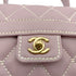 CHANEL VINTAGE WILD STITCH HAND BAG PURPLE LAMB SKIN 90265322 - PURPOSE