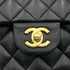 CHANEL VINTAGE CLASSIC FLAP MEDIUM CHAIN SHOULDER BAG BLACK LAMB SKIN 90265327 - PURPOSE