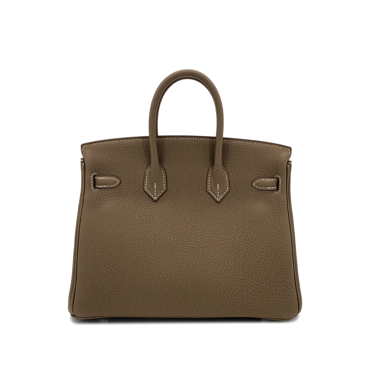 HERMES BIRKIN 25 ETOUPE TOGO HAND BAG W SHW 90265328