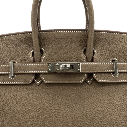 HERMES BIRKIN 25 ETOUPE TOGO HAND BAG W SHW 90265328 - PURPOSE