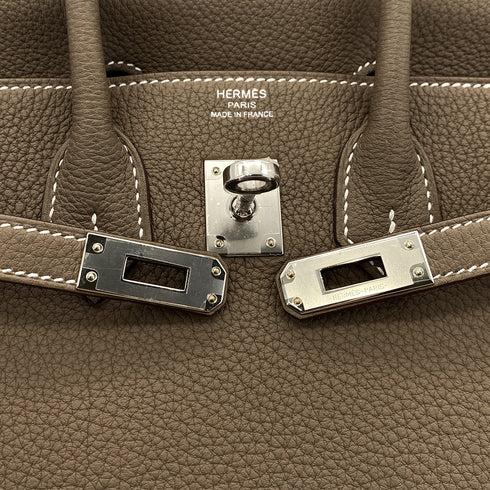 HERMES BIRKIN 25 ETOUPE TOGO HAND BAG W SHW 90265328 - PURPOSE