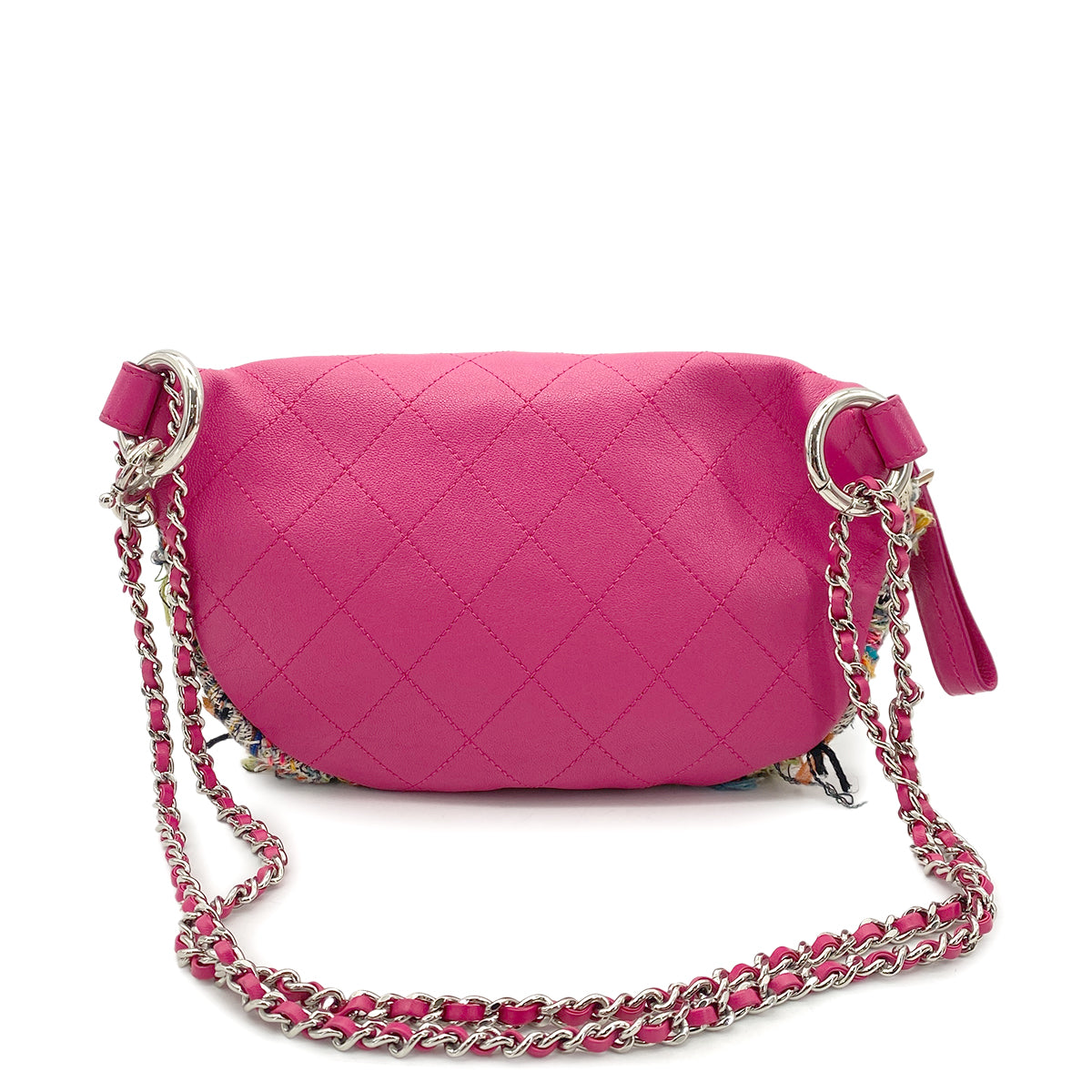 CHANEL MATELASSE CHAIN SHOULDER BAG MULTI COLOR TWEED 90265330