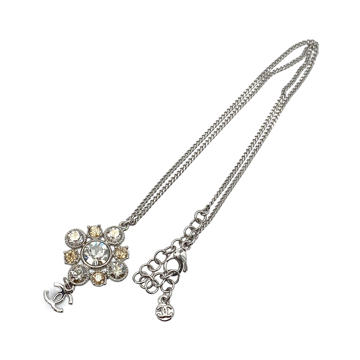 CHANEL NECKLACE COCOMARK RHINESTONE ACCESSORY A12V 90265333