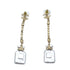 CHANEL EARRINGS PERFUME BOTTLE MOTIF RHINESTONE ACCESSORY B23S 90265334 - PURPOSE