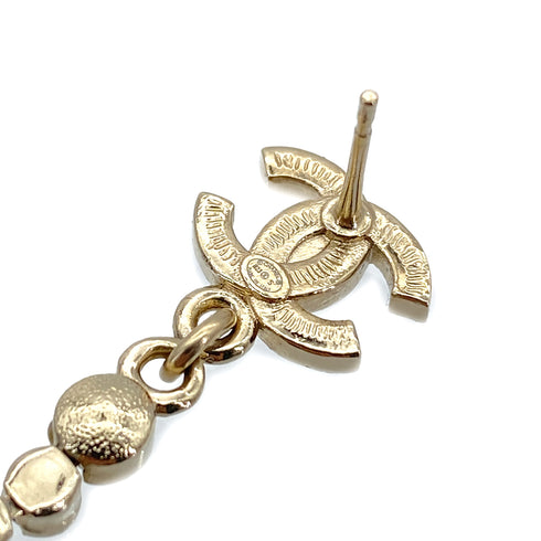 CHANEL EARRINGS PERFUME BOTTLE MOTIF RHINESTONE ACCESSORY B23S 90265334 - PURPOSE