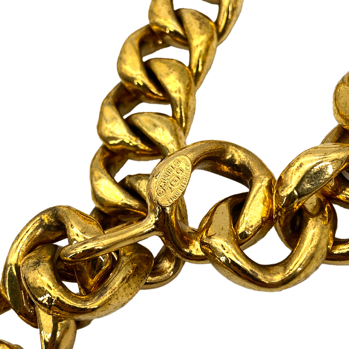 CHANEL VINTAGE NECKLACE BIG COCOMARK ACCESSORY 29 90265336